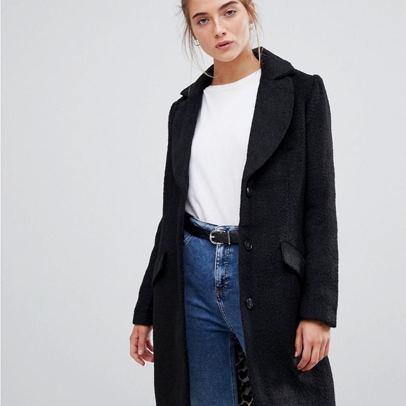 soaked in luxury Jackets & Blazers - Soaked in luxury medium Copenhagen Denzil wool black coat….